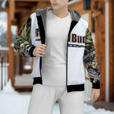 Men's Sherpa Fleece Zip Up Hoodie Yoycol